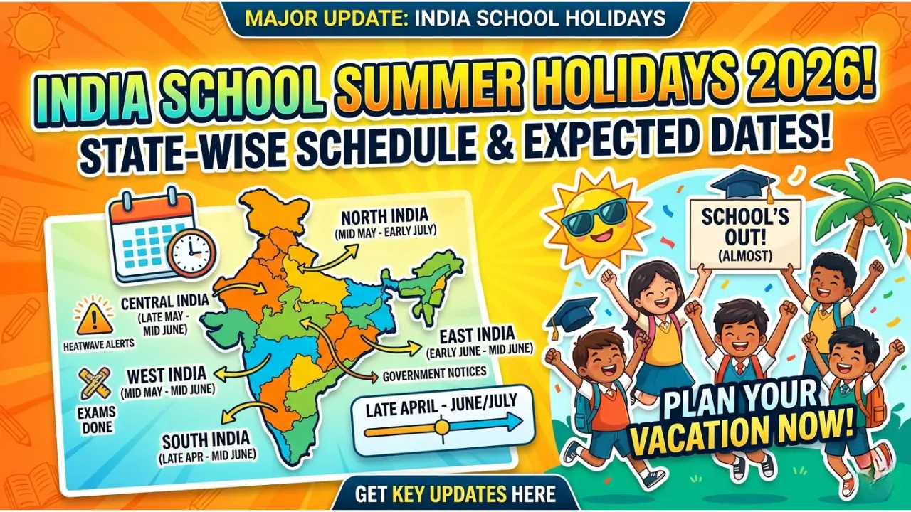 India School Summer Holidays 2026